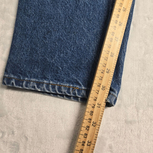 Levi's 550 Vintage Jeans Mens 36x32 Made In USA Relaxed Fit Orange Tab - Picture 7 of 9